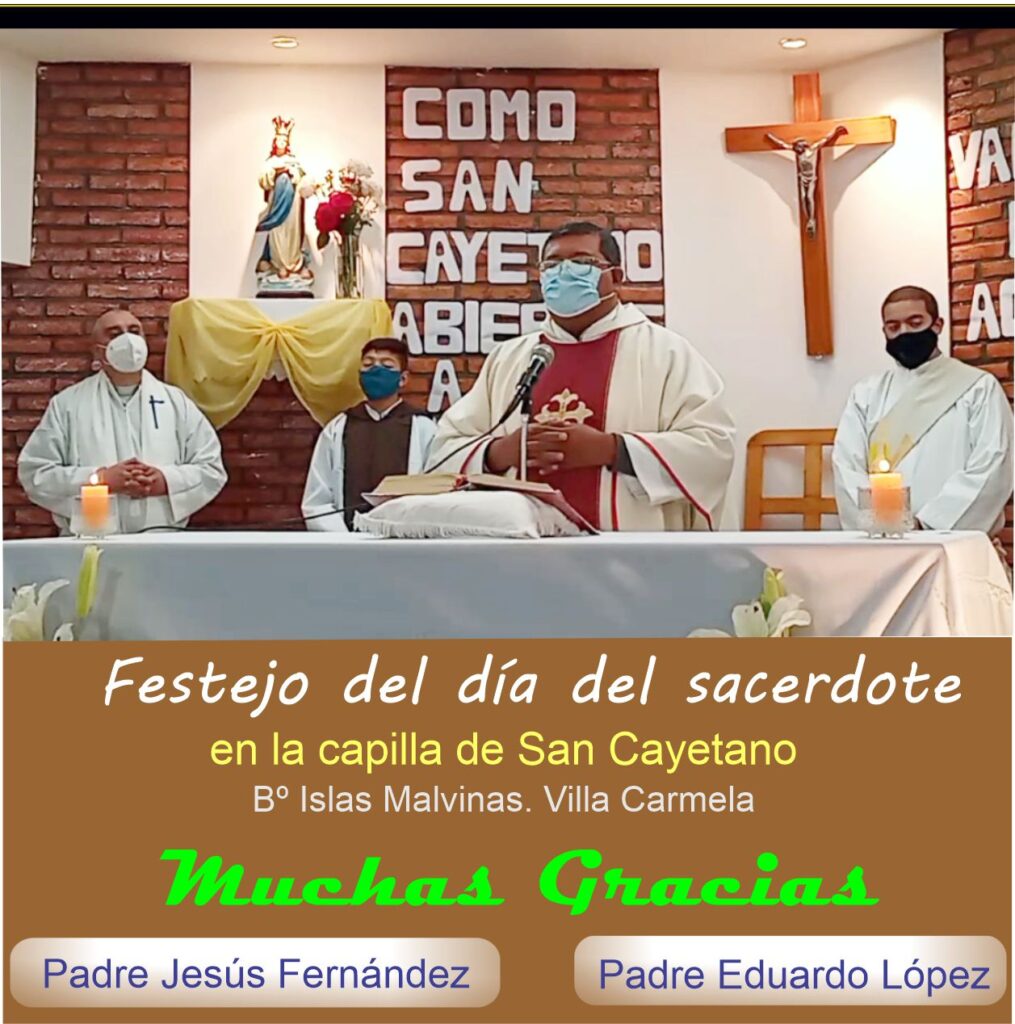 Festejo del día del sacerdote Parroquia San José Cebil Redondo Tucumán