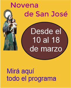 Programa novena de San José 2022