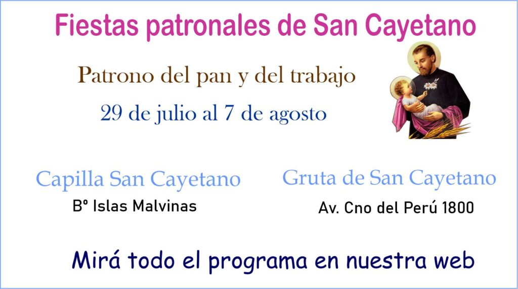 Fiestas patronales de San Cayetano 2023