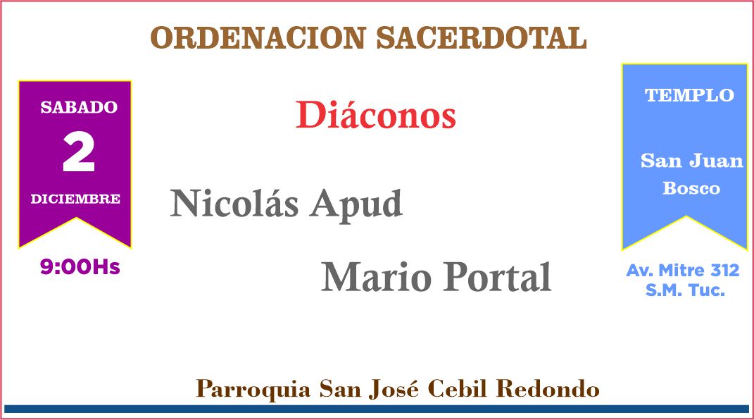 Ordenación Sacerdotal Nicolás Apud