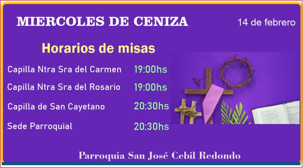 miércoles de ceniza