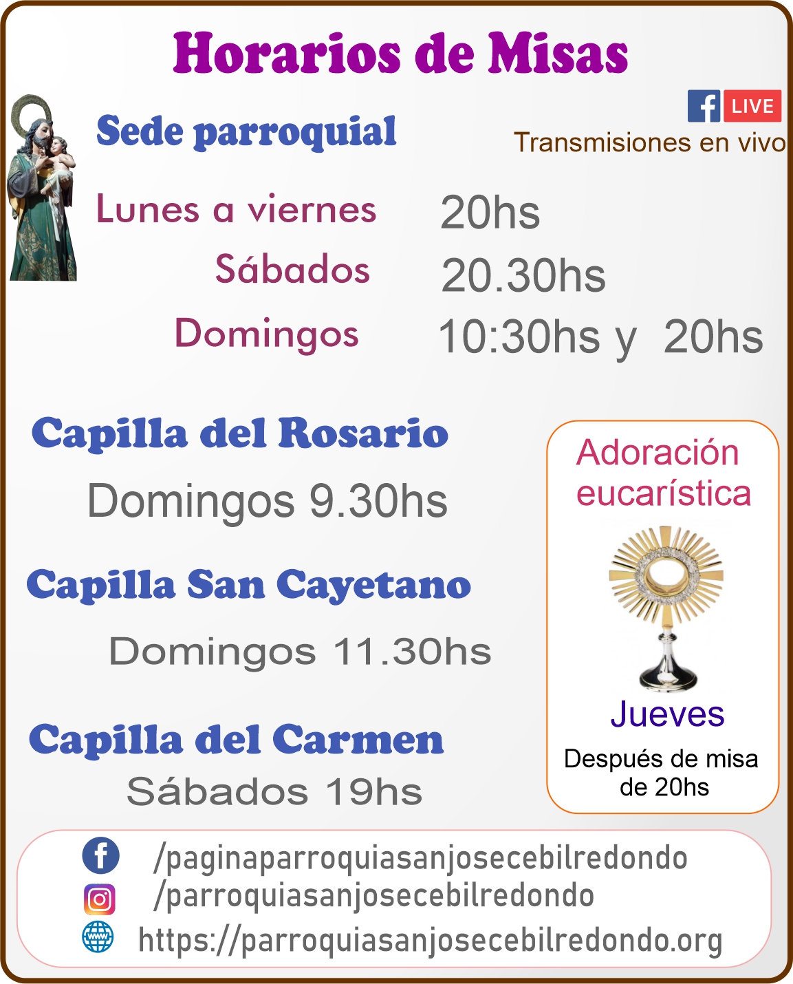 Horarios